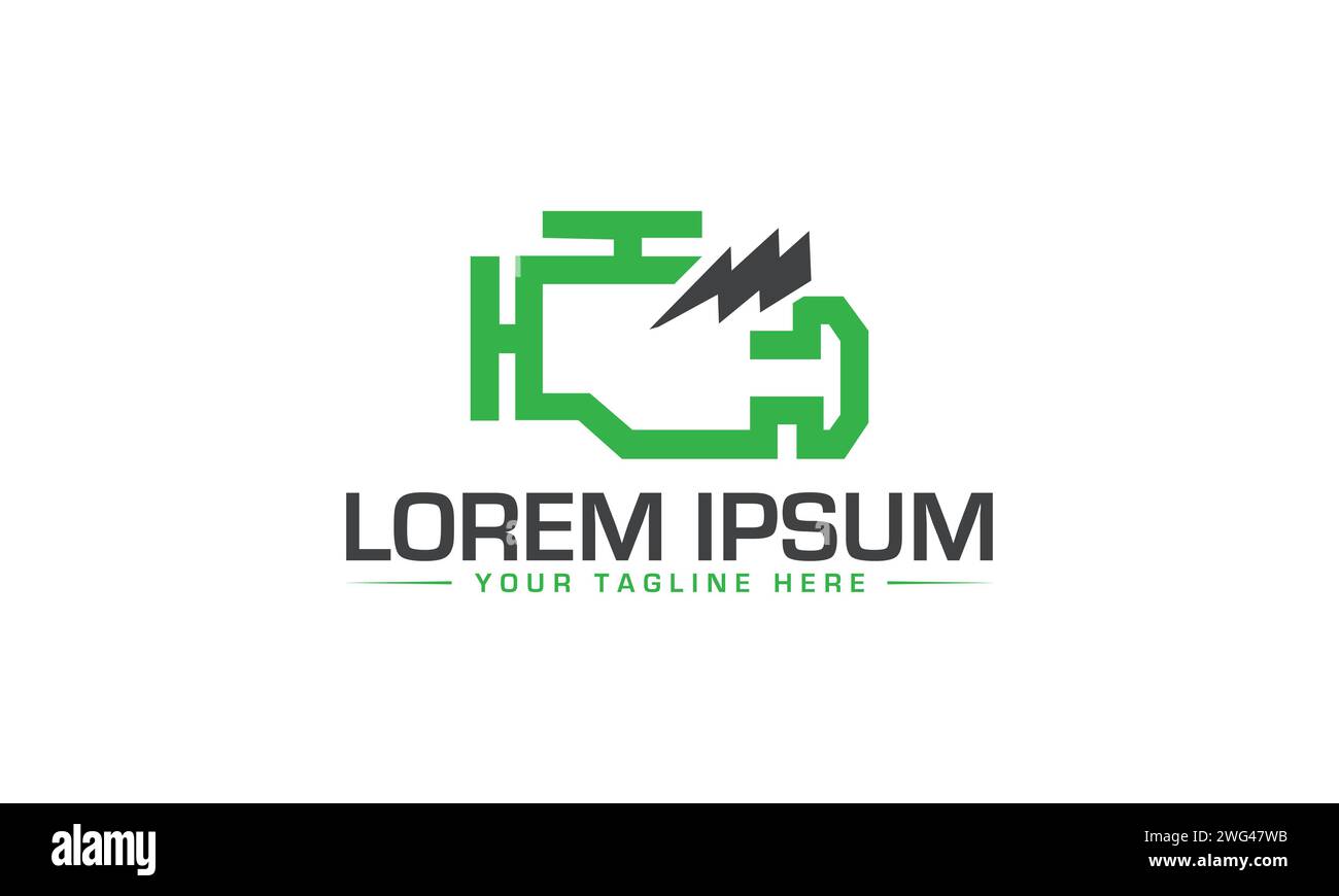 Logo-Design Für Videorekorder. Stock Vektor