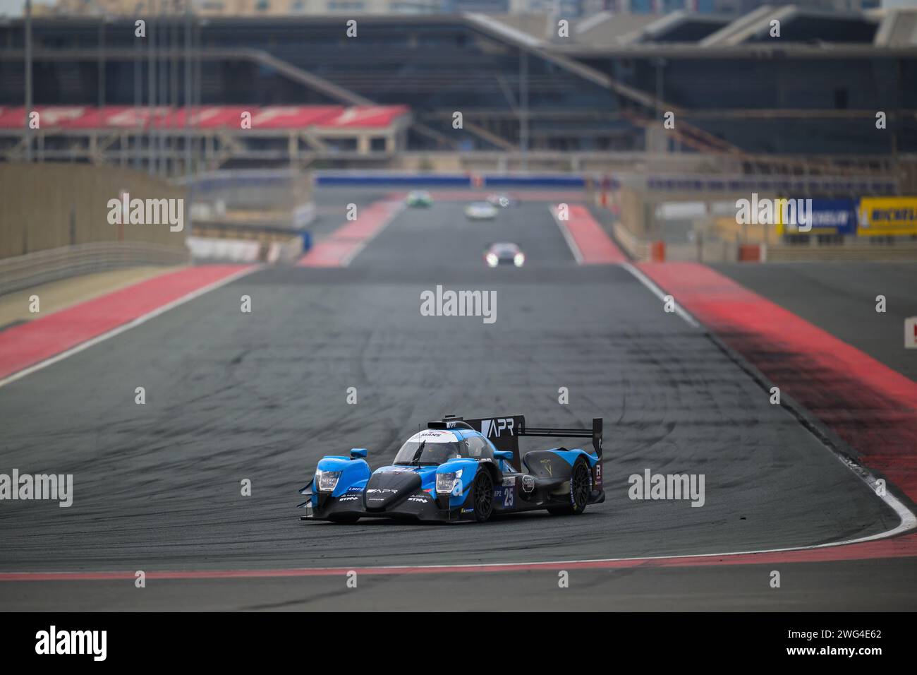 Dubai, VAE. 3. Februar 2024. Asian Le Mans 4H von Dubai Free Practice 2 Algarve Pro Racing. AHMAD ALSHEHAB/Alamy Live News Stockfoto