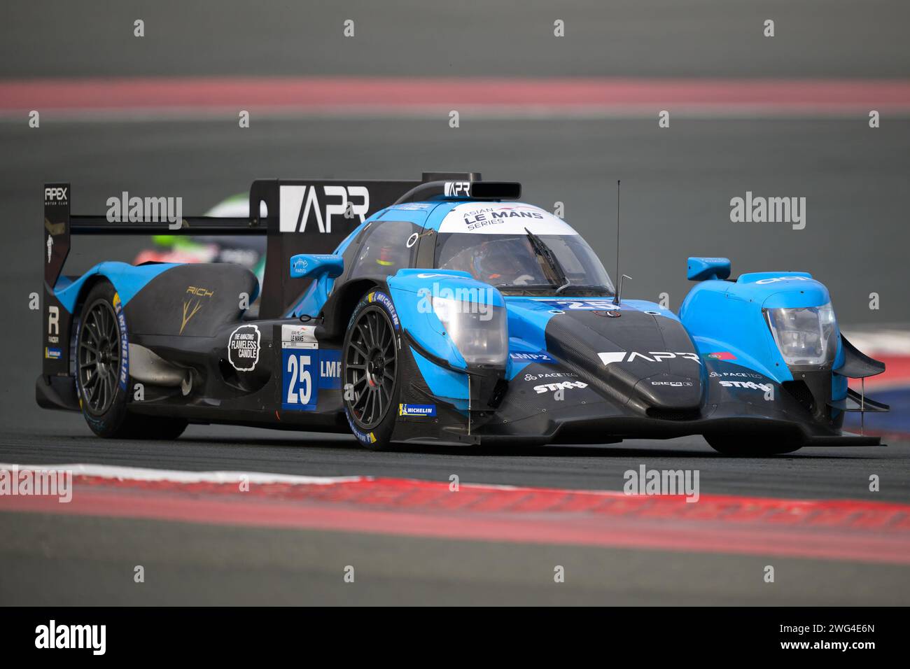 Dubai, VAE. 3. Februar 2024. Asian Le Mans 4H von Dubai Free Practice 2 Algarve Pro Racing. AHMAD ALSHEHAB/Alamy Live News Stockfoto