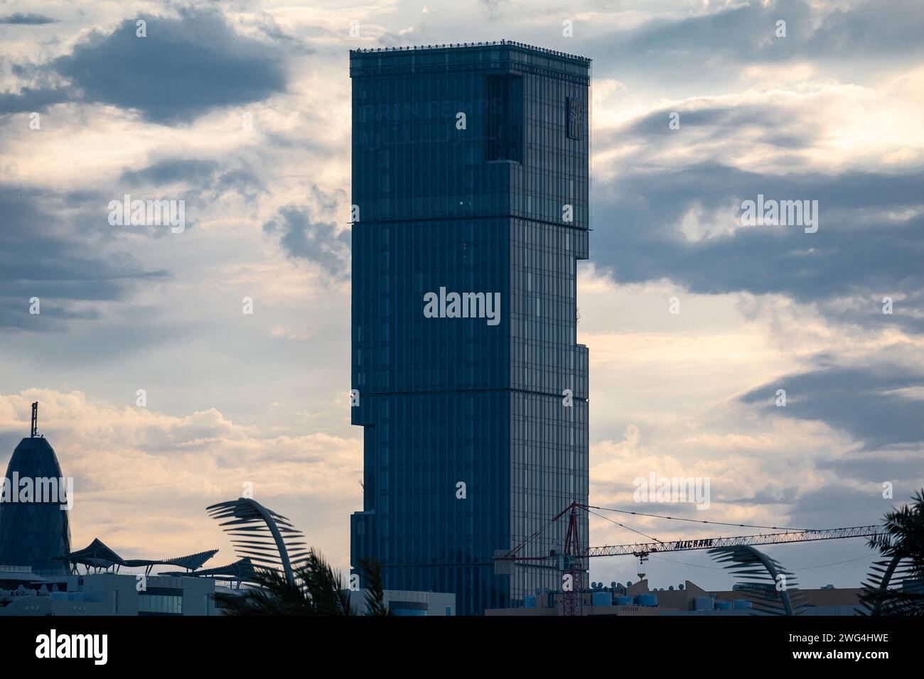 Doha, Katar - 2. Februar 2024: Banyan Tree Doha Im La Cigale Mushaireb Hotel Stockfoto