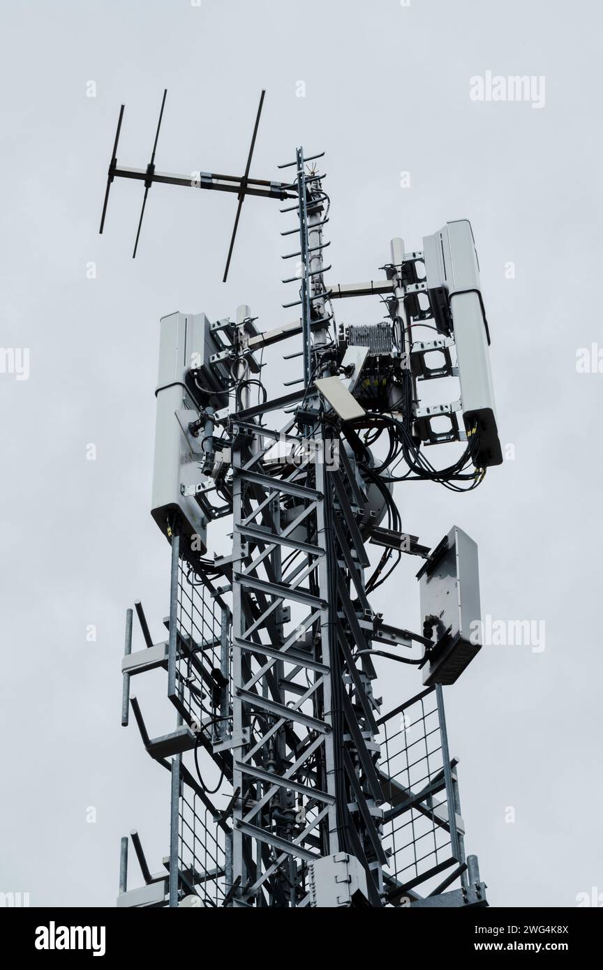 Telekommunikation-Antenne Stockfoto