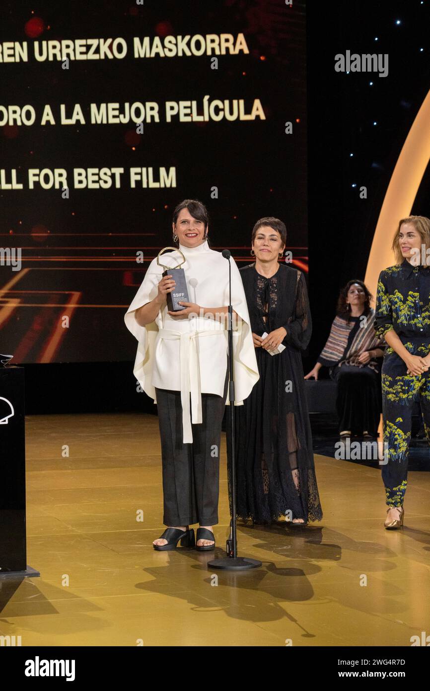 GALA CLAUSURA - 71 FESTIVAL DE CINE DE SAN SEBASTIAN - DONOSTIA - SPANIEN - EUROPA Stockfoto