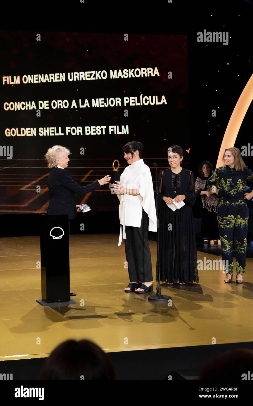 GALA CLAUSURA - 71 FESTIVAL DE CINE DE SAN SEBASTIAN - DONOSTIA - SPANIEN - EUROPA Stockfoto