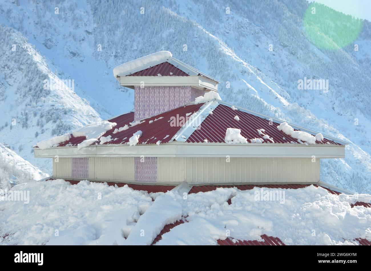 Wetter von Naran Kaghan im Winter Stockfoto