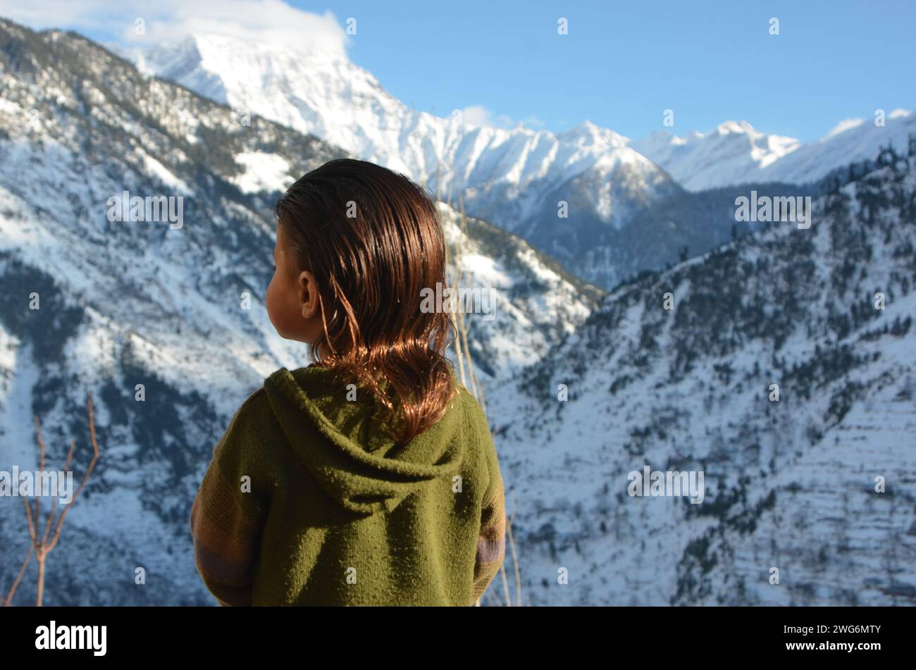 Wunderschöne natürliche Landschaft der Snowy Mountains Stockfoto