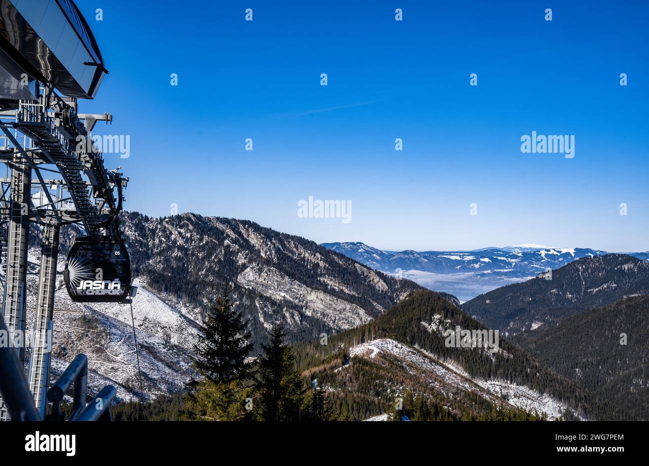 Jasna Slovakia Chopok Mountain Peak Stockfoto