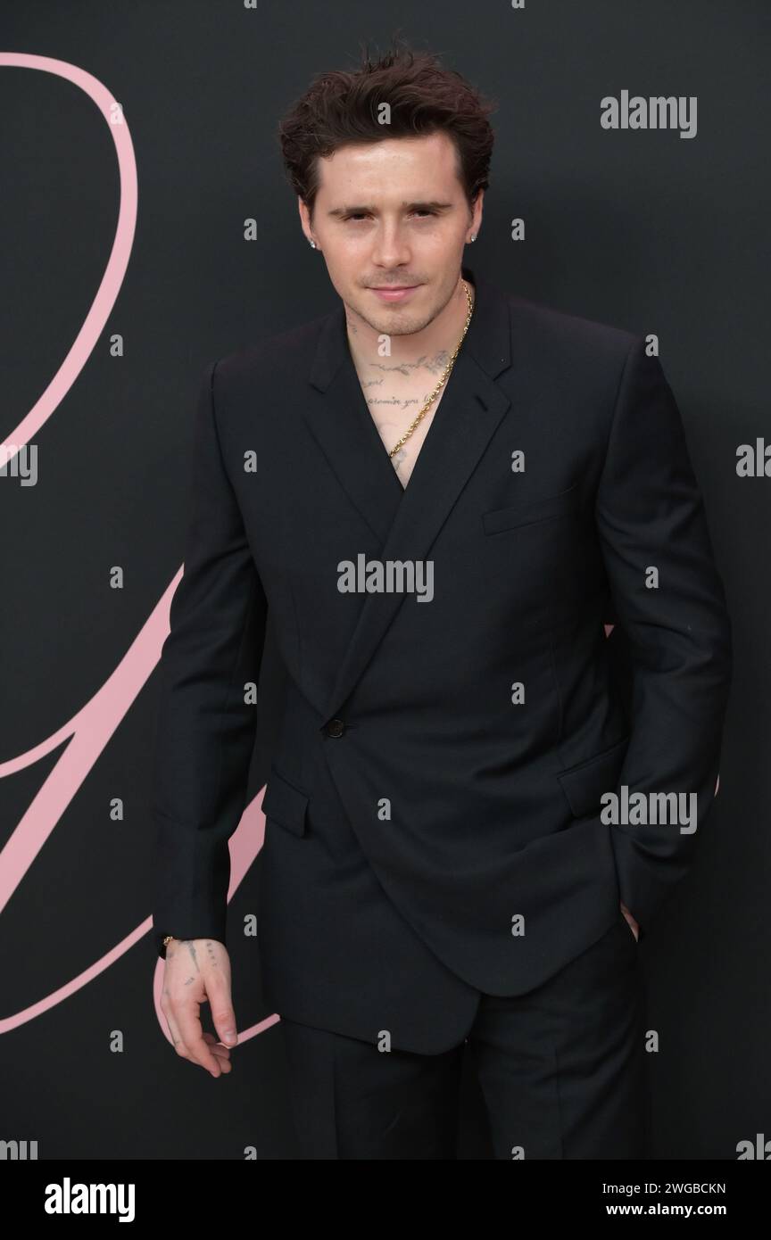 Los Angeles, USA. Februar 2024. LOS ANGELES, USA. 3. Februar 2024: Brooklyn Beckham bei der Premiere für Lola im Regency Bruin Theatre. Bildnachweis: Paul Smith/Alamy Live News Stockfoto