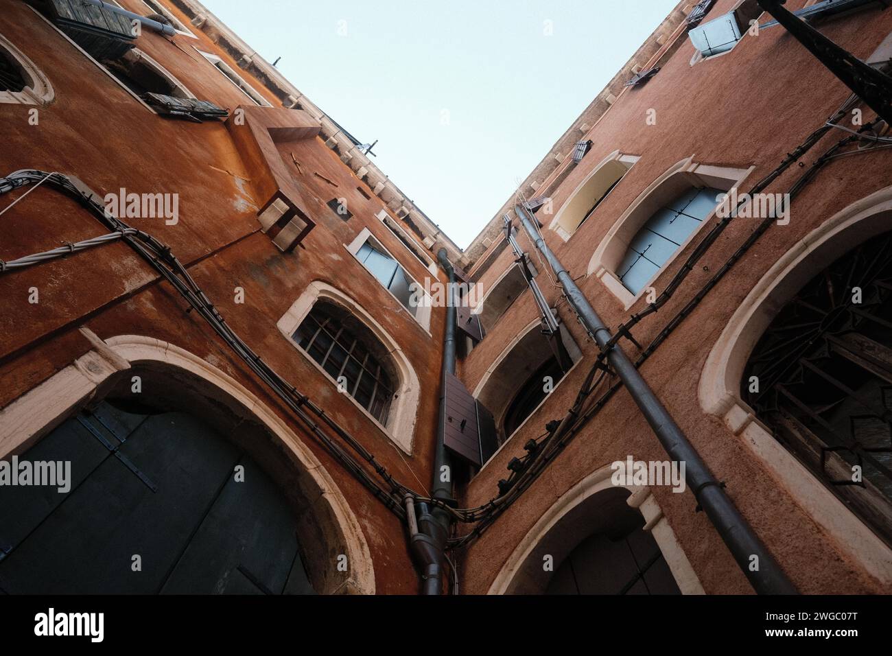 Willkürliches Gebäude, Venedig, Italien Stockfoto