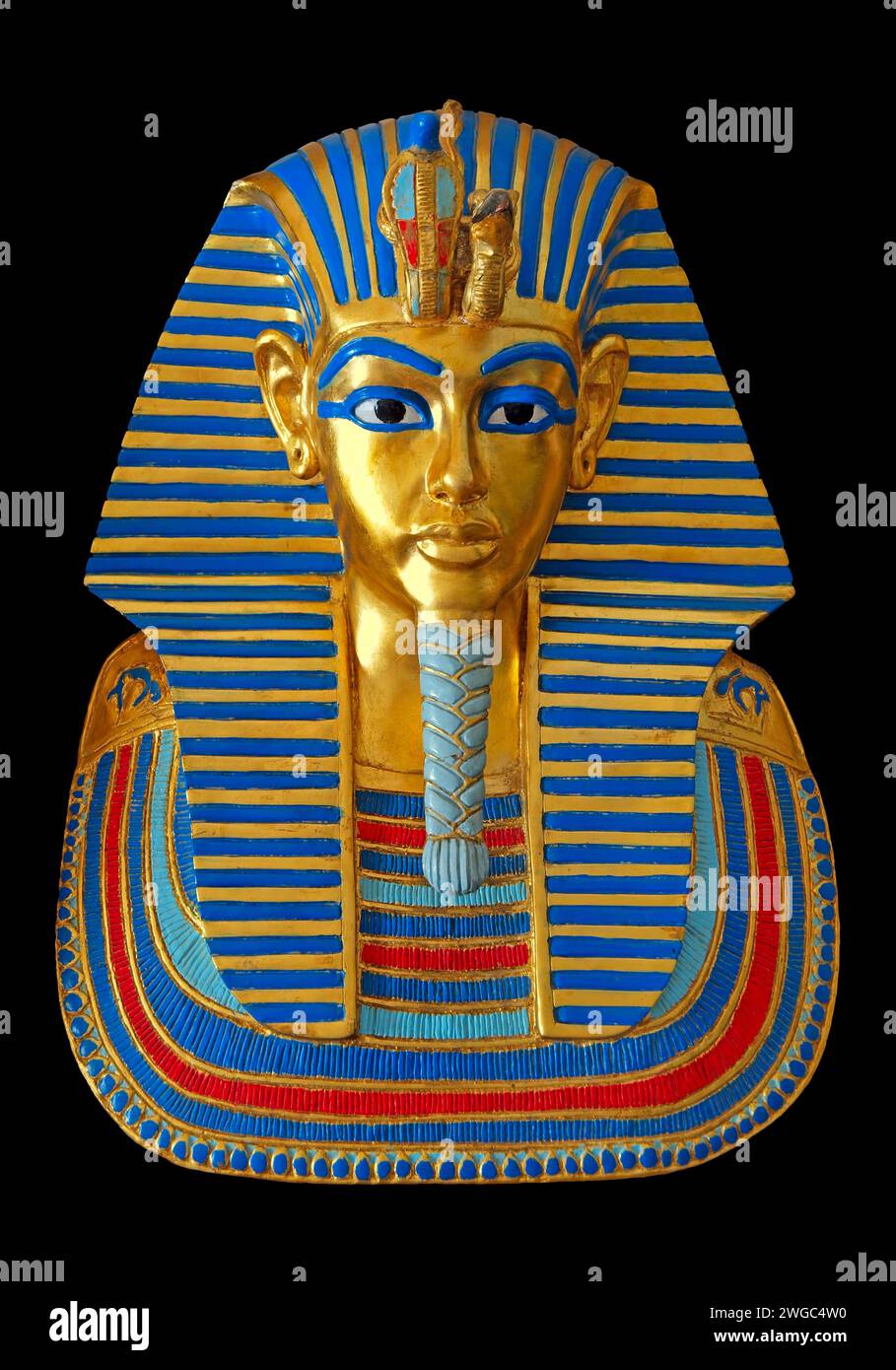 Tutanchamun, goldene Todesmaske, Ägypten, altägyptischer Gott Stockfoto
