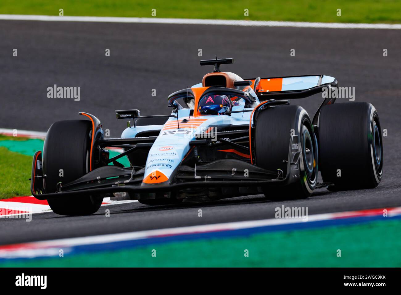 Suzuka Grand Prix Circuit, 4. Februar 2024: Alexander Albon (THA) von Williams während des Japan Formel 1 Grand Prix 2023 Stockfoto