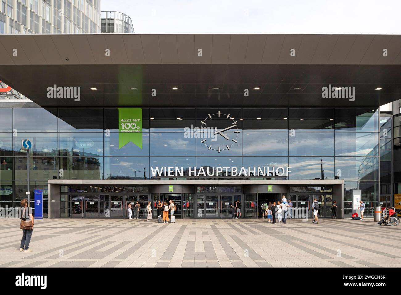 Wien Hauptbahnhof, Österreich Stockfoto