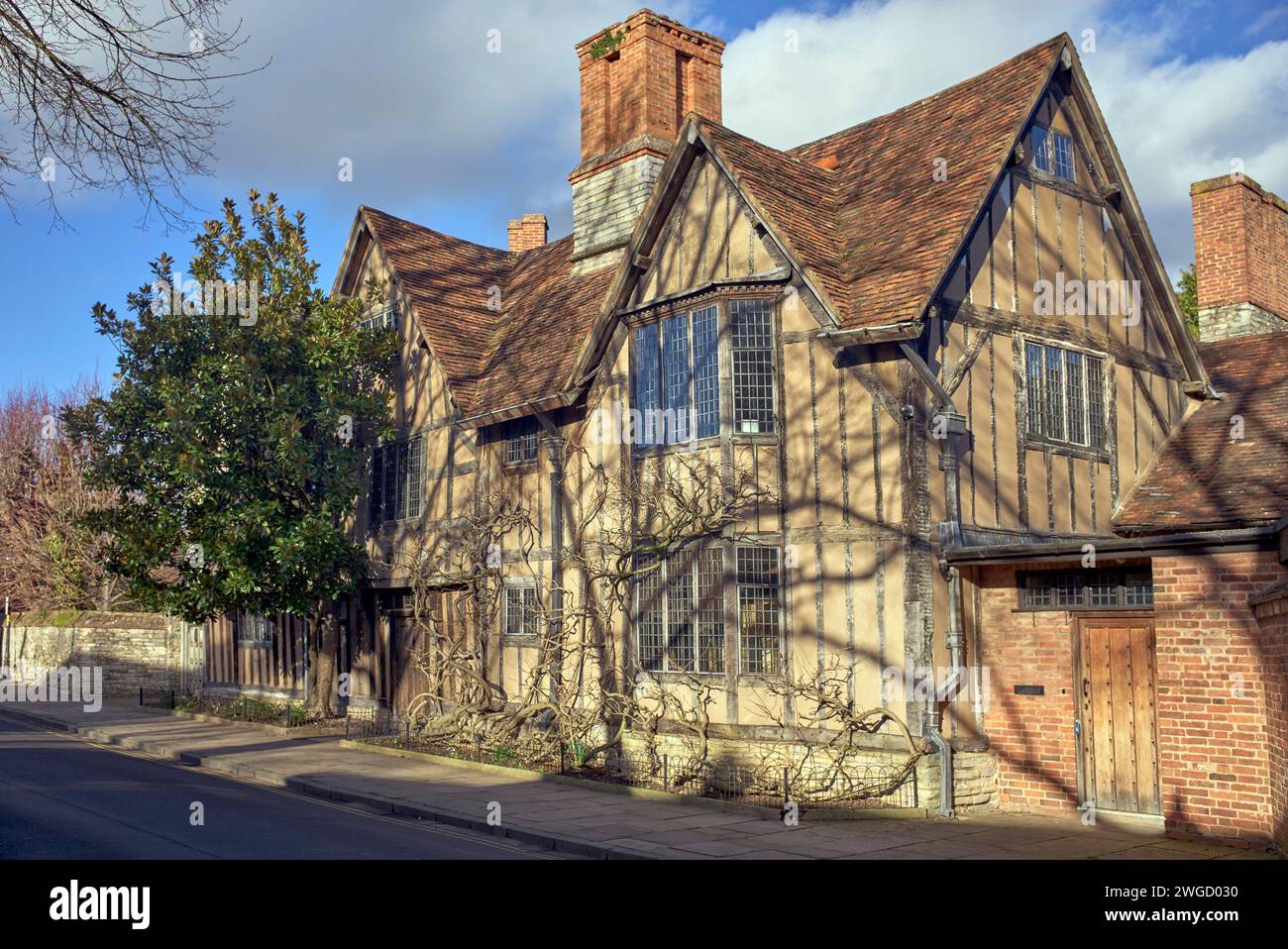 Hall's Croft Stratford Upon Avon (Heimat von Shakespeares Tochter Susanna Hall), Warwickshire, England, Großbritannien Stockfoto