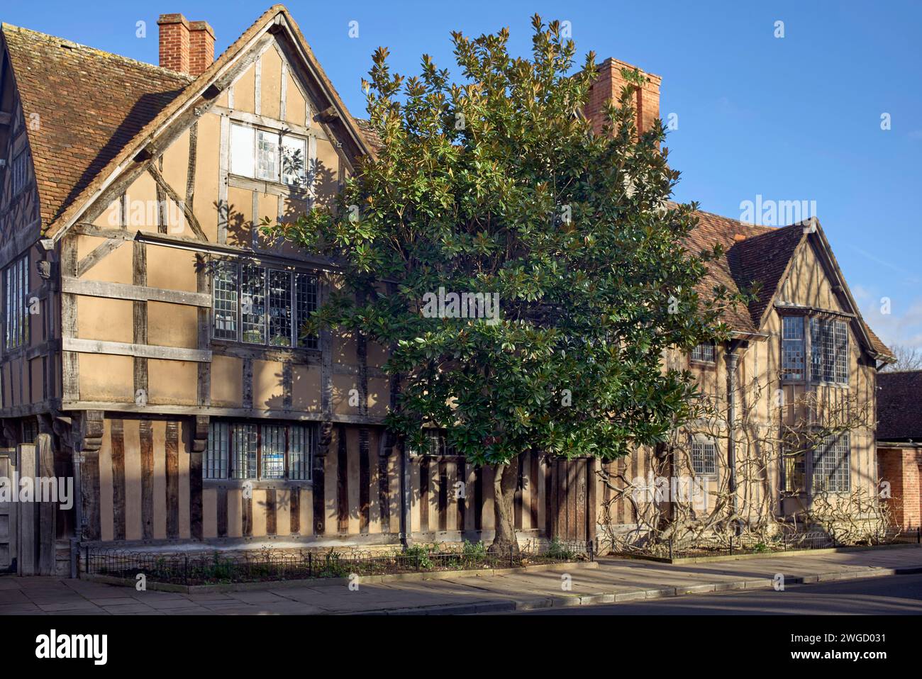 Hall's Croft Stratford Upon Avon (Heimat von Shakespeares Tochter Susanna Hall), Warwickshire, England, Großbritannien Stockfoto