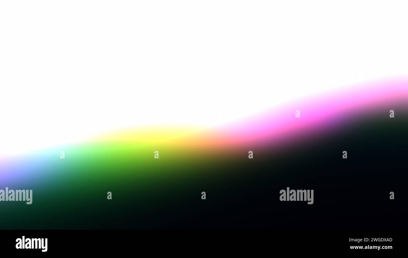 Farbübergangskurve für den Farbverlauf Stockfoto