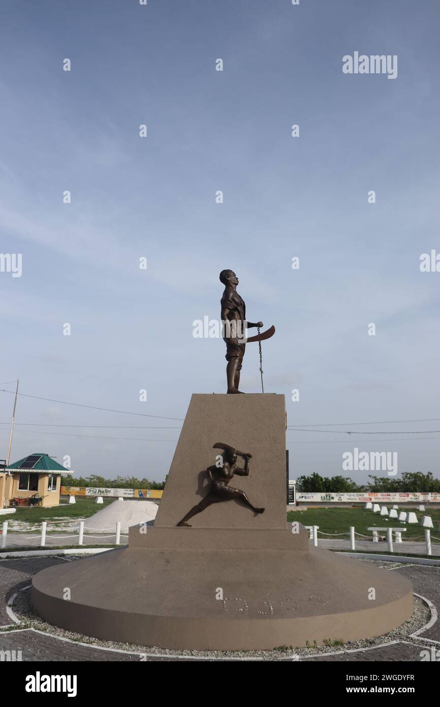 Ein Denkmal aus dem Jahr 1823 in Georgetown Guyana, Südamerika Stockfoto