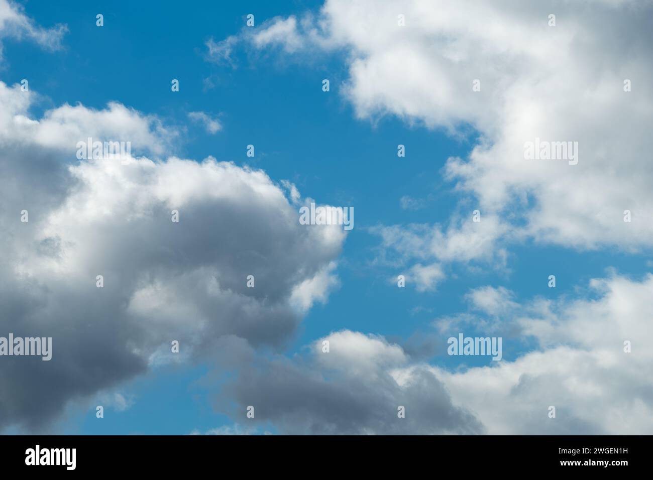 Ein Wolkenbruch nach einem Gewitter Stockfoto