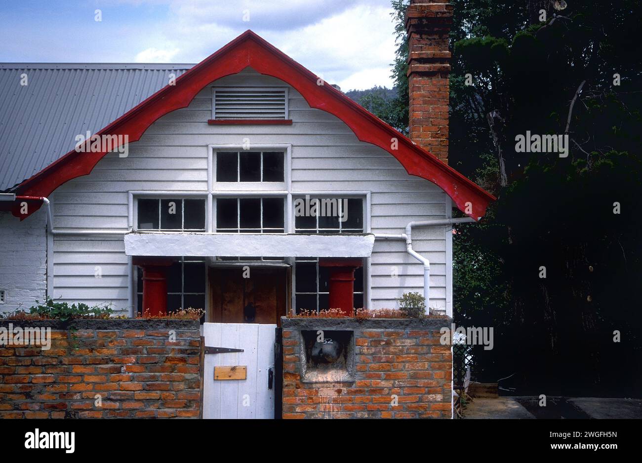 Wohnhaus, Hobart, Tasmanien, Australien Stockfoto