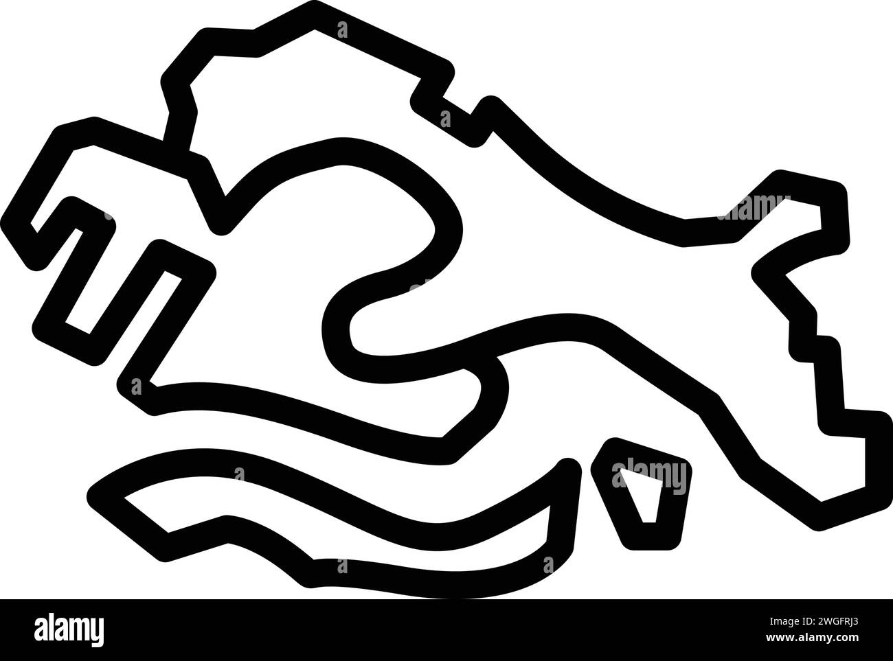 Symbol für venedig, italienisch Stock Vektor