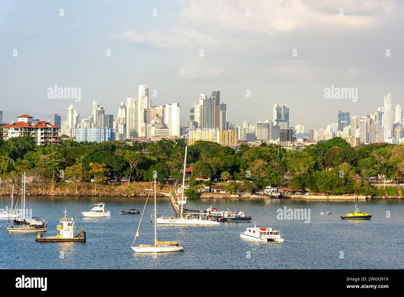 Hafen von Panama-Stadt (Balboa), Panama-Stadt, Colon, Provinz Colon, Repubic von Panama Stockfoto