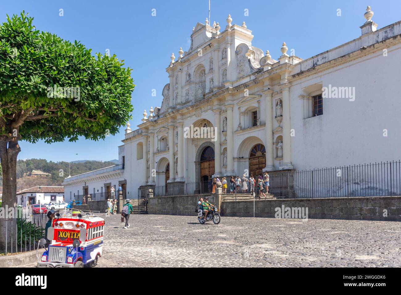 Pfarrei San José in der ehemaligen Metropolitan Cathedral von Santiago, Antigua, Sacatepéquez Departement, Republik Guatemala Stockfoto
