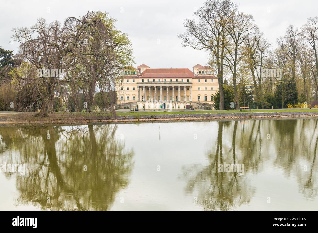 Schloss Esterhazy, Schloss in Eisenstadt, Österreich, Europa. Stockfoto