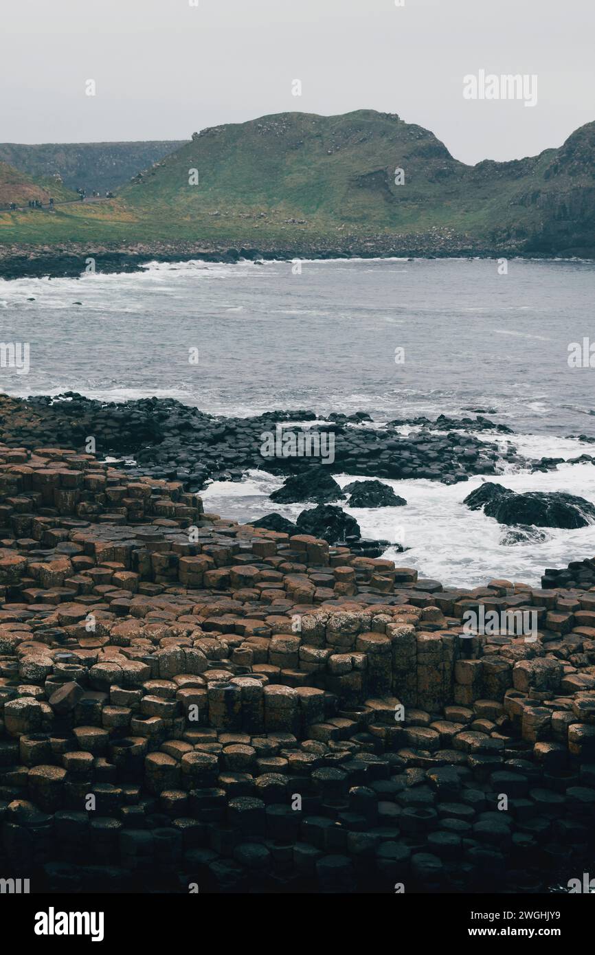 Giant's Causeway in Nordirland, 19. Oktober 2018 Stockfoto