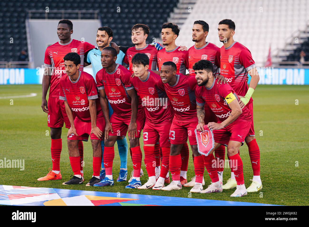 Doha, Katar. 5. Februar 2024. Al-Duhail SC VS Zenit FC：Freundschaftsturnier im Jassim bin Hamad Stadium. Quelle: Meng Gao/Alamy Live News Stockfoto