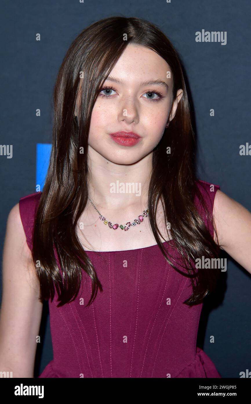 Violet McGraw bei der Verleihung der 51. Saturn Awards 2024 im Los Angeles Marriott Burbank Airport Hotel. Burbank, 04.02.2024 *** Violet McGraw bei der Verleihung der Saturn Awards 51 2024 im Los Angeles Marriott Burbank Airport Hotel Burbank, 04 02 2024 Foto:xD.xStarbuckx/xFuturexImagex saturn 4369 Stockfoto