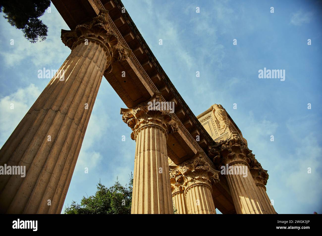 Palace of Fine Arts, San Francisco Garden Stockfoto