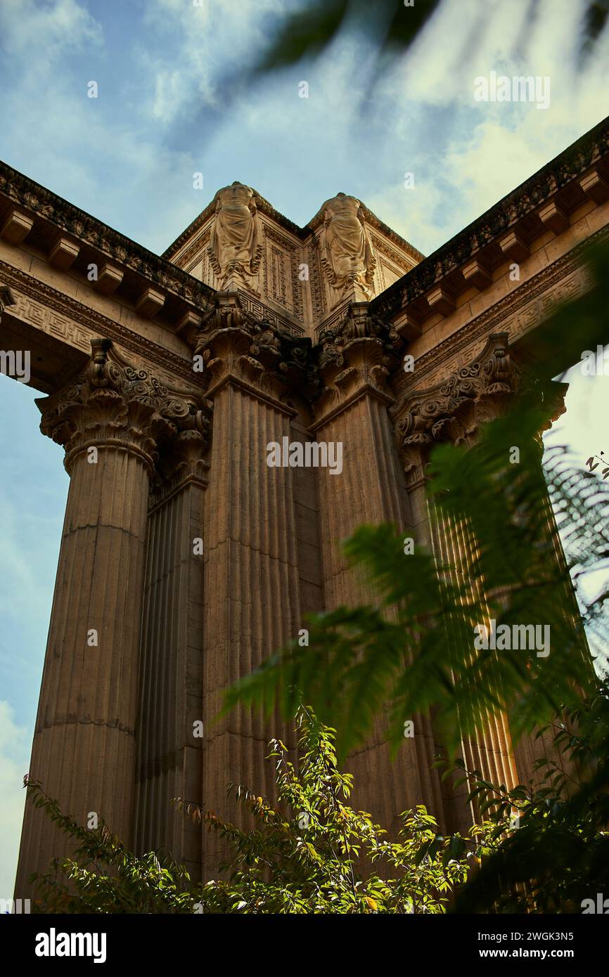 Palace of Fine Arts, San Francisco Garden Stockfoto