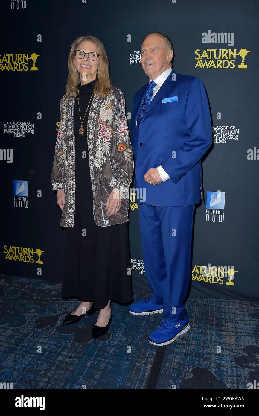 Lindsay Wagner und Lee Majors bei der Verleihung der 51. Saturn Awards 2024 im Los Angeles Marriott Burbank Airport Hotel. Burbank, 04.02.2024 *** Lindsay Wagner und Lee Majors bei der Verleihung der Saturn Awards 51 2024 im Los Angeles Marriott Burbank Airport Hotel Burbank, 04 02 2024 Foto:xD.xStarbuckx/xFuturexImagex saturn 4638 Stockfoto