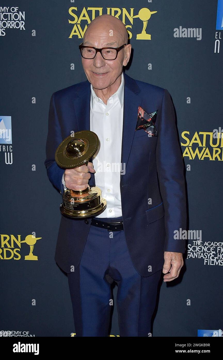 Patrick Stewart bei der Verleihung der 51. Saturn Awards 2024 im Los Angeles Marriott Burbank Airport Hotel. Burbank, 04.02.2024 *** Patrick Stewart bei der Verleihung der Saturn Awards 51 2024 im Los Angeles Marriott Burbank Airport Hotel Burbank, 04 02 2024 Foto:xD.xStarbuckx/xFuturexImagex saturn_4718 Stockfoto