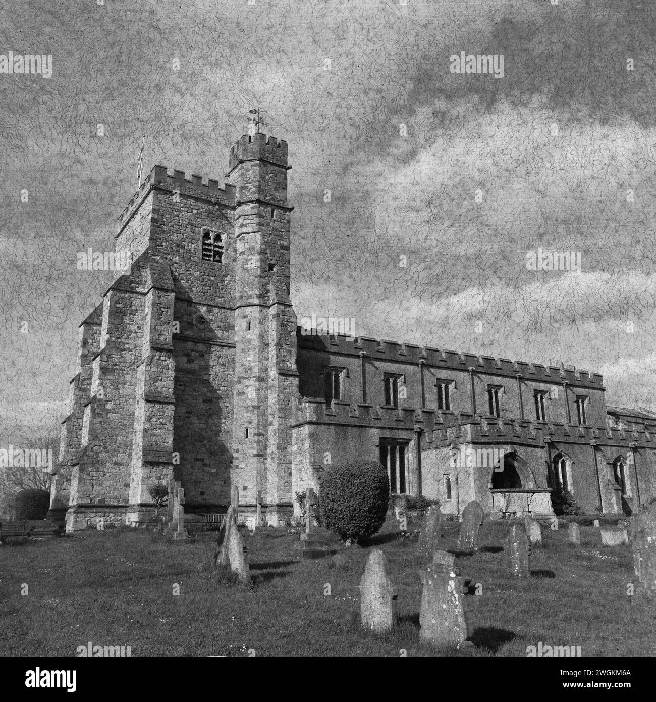 St. Michael's and All Angels Church in Waddesdon, Buckinghamshire Stockfoto