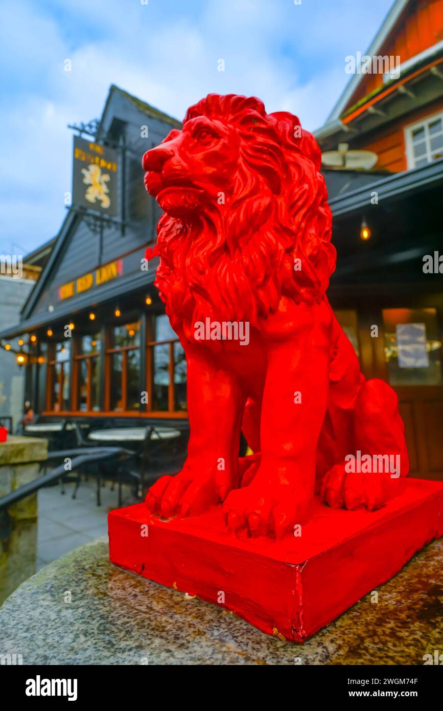 The Red Lion, Bar and Lounge, Dundarave, West Vancouver, British Columbia, Kanada Stockfoto