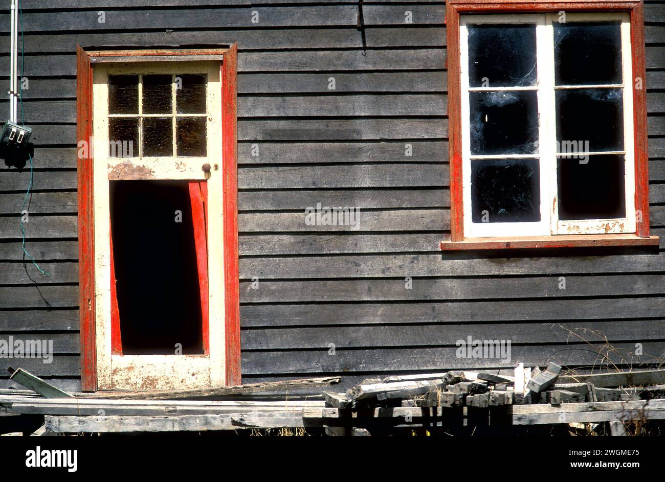 Altes verlassenes Haus im Südwesten Australiens Stockfoto