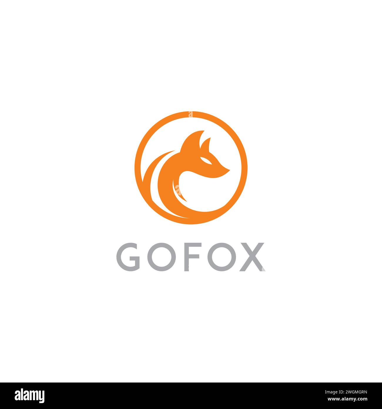 Go Fox Logo. Fox Vector Illustration Stock Vektor