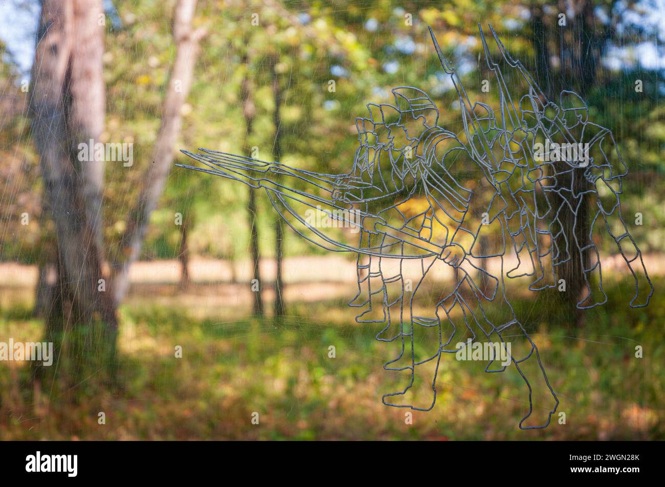 Der Cowpens National Battlefield Park in South Carolina ist das Hauptschlachtfeld des Amerikanischen Unabhängigkeitskrieges Stockfoto