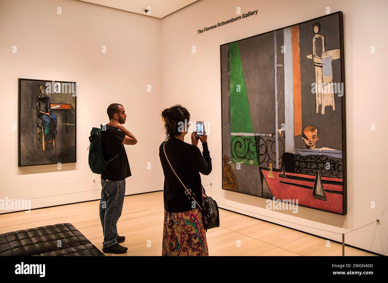 New York City: MoMA, Museum of Art Modern in Manhattan Stockfoto