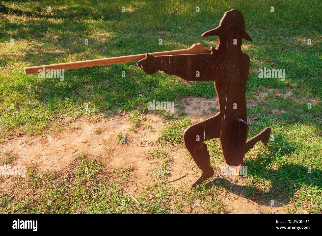 Der Cowpens National Battlefield Park in South Carolina ist das Hauptschlachtfeld des Amerikanischen Unabhängigkeitskrieges Stockfoto