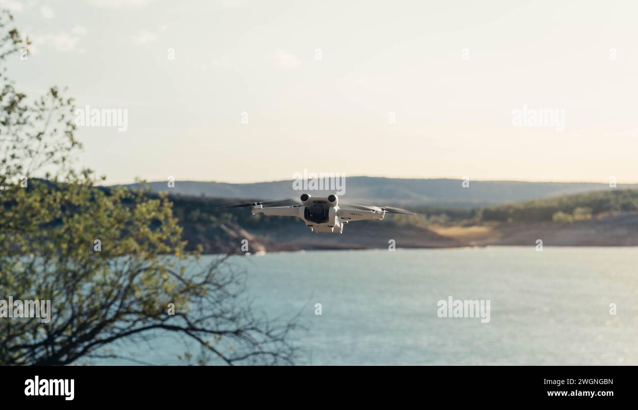 Mavic Mini 3 Pro im Flug Stockfoto