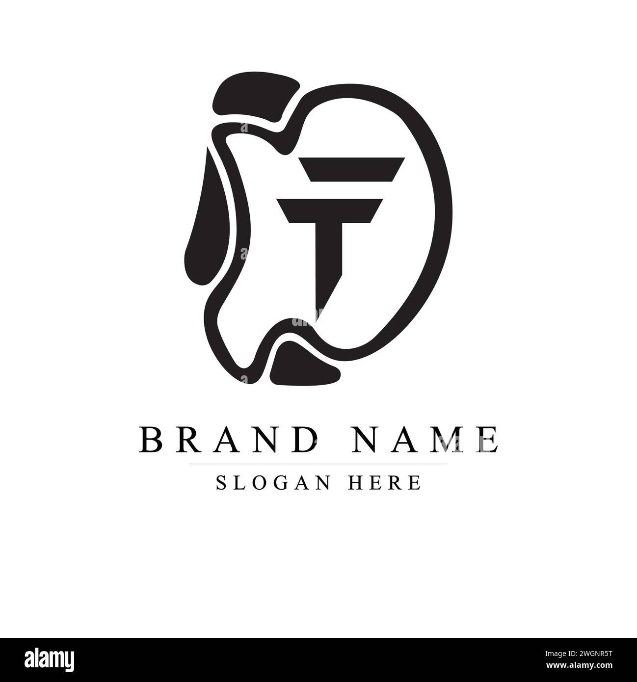 DF-Logo-Buchstaben-Design auf luxuriösem Hintergrund, F-Logo-Design-Vektor-Illustration, elegant und professionelles Buchstaben-DF-Icon-Design auf weißem Hintergrund Stock Vektor