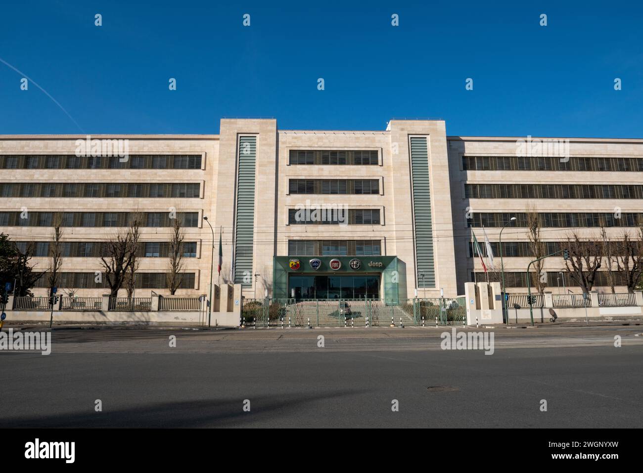 Werk Stellantis mirafiori, Automobilproduktion für Fiat Chrysler Automobiles PSA Gruppe. Anreize Elektroauto, Nachrichten, Krise, Streik. Stockfoto
