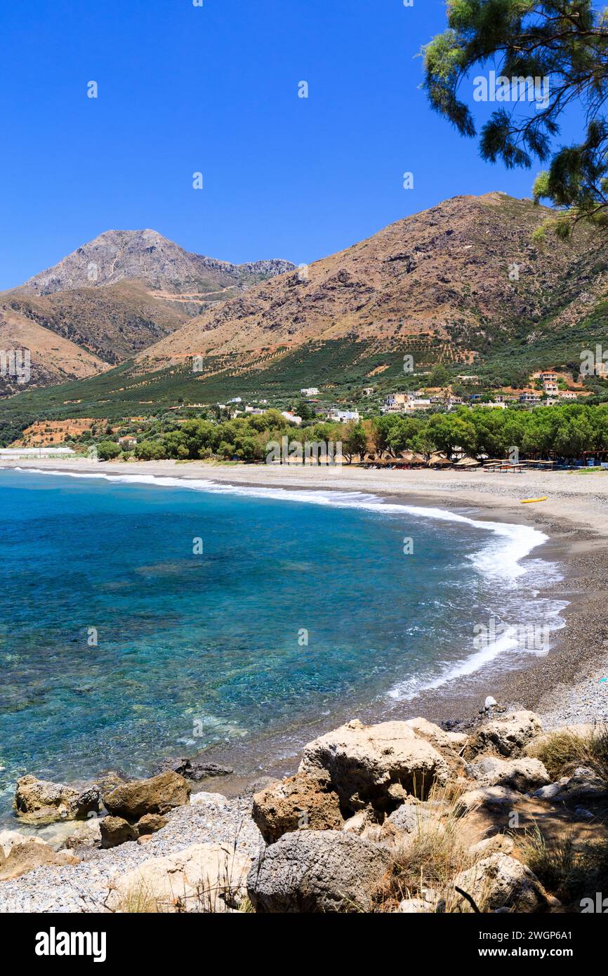 Sfinari Beach, Westkreta Stockfoto