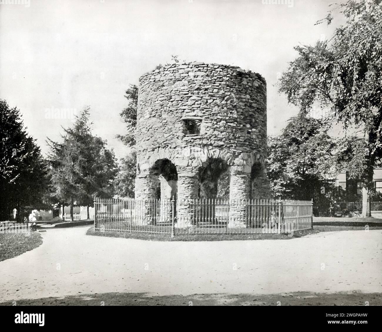 Old Norse Tower Newport Rhode Island USA 19. Jahrhundert Stockfoto