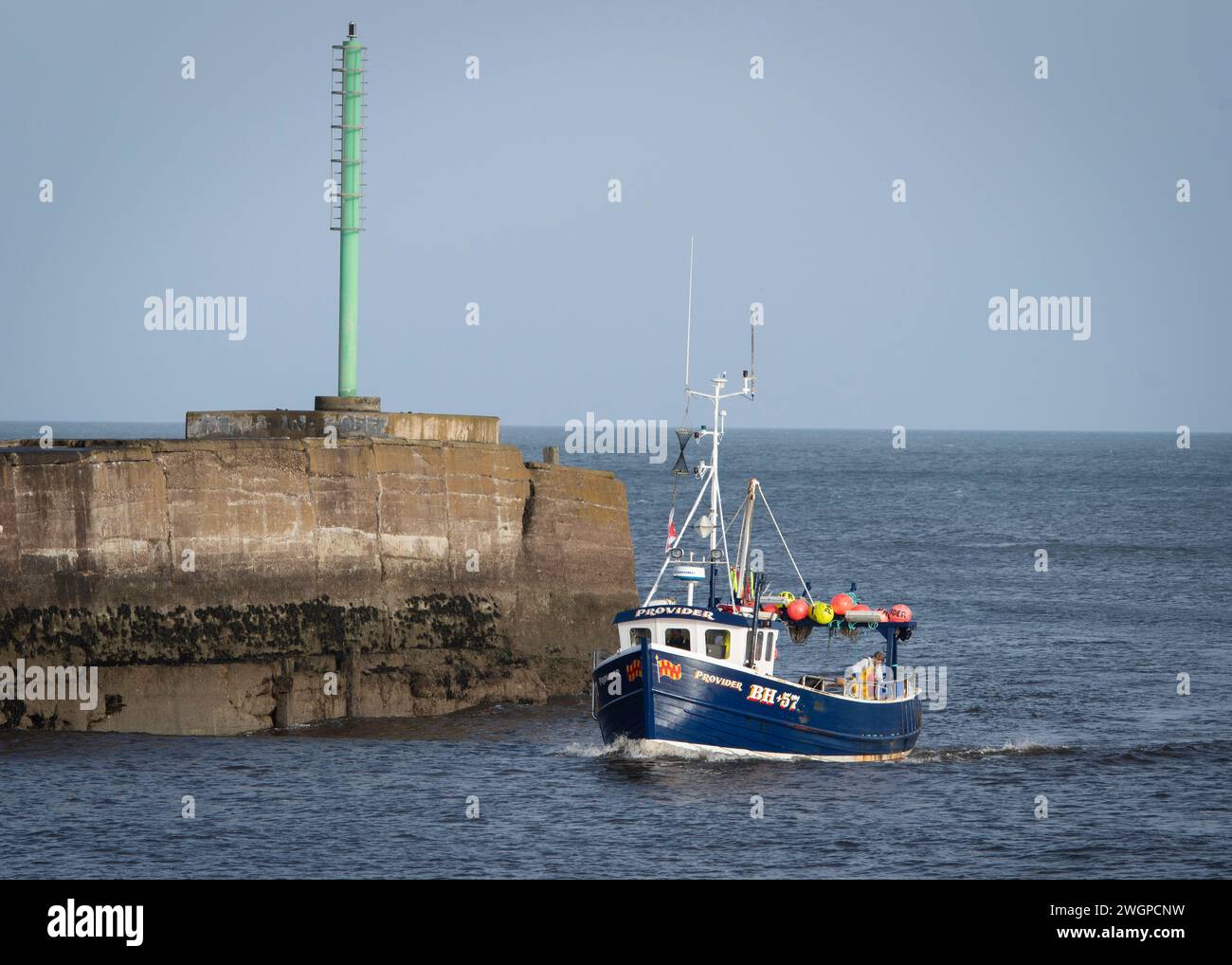Amble, Küstenstadt in Northumberland, England, Großbritannien Stockfoto