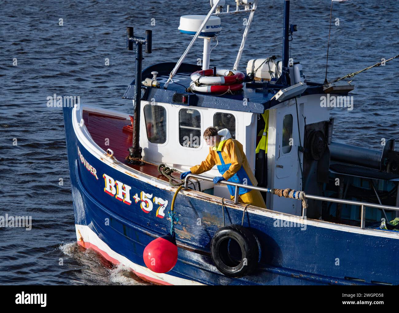 Amble, Küstenstadt in Northumberland, England, Großbritannien Stockfoto