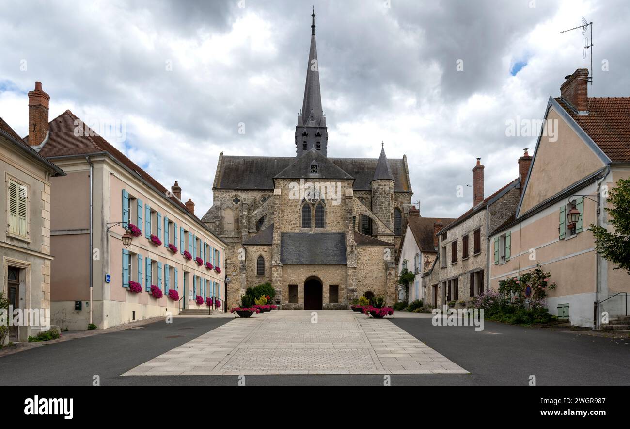 Orbais-l'Abbaye, Marne, Frankreich. Stockfoto