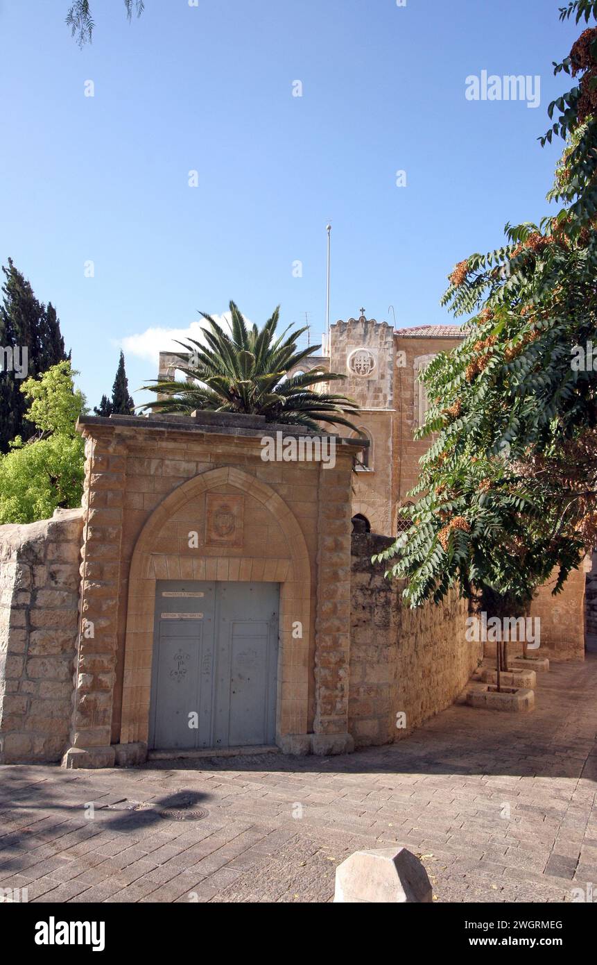 Franziskanerkloster, den Berg Zion, Jerusalem, Israel Stockfoto