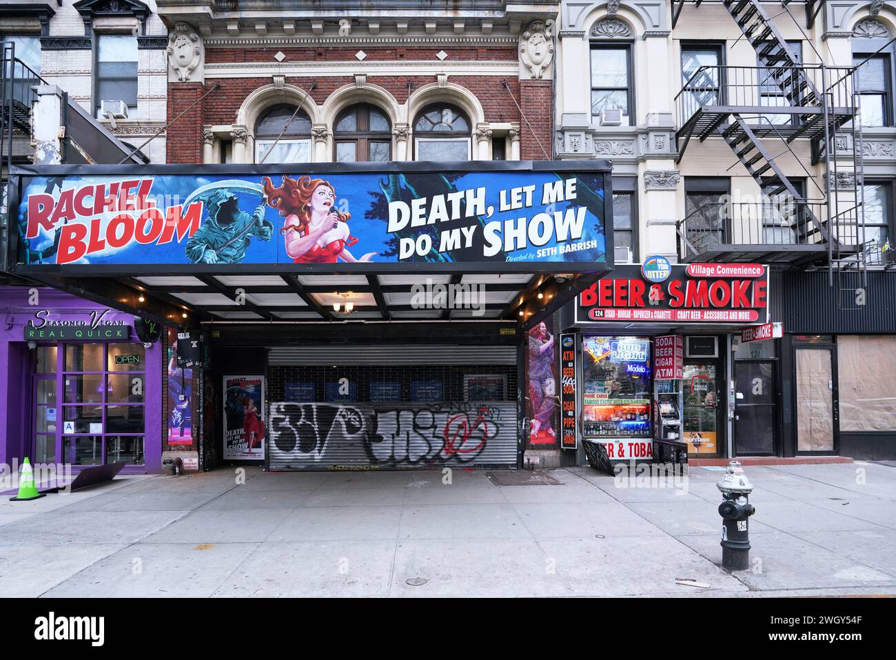 Off-Broadway Theater, New York City, East Village Stockfoto