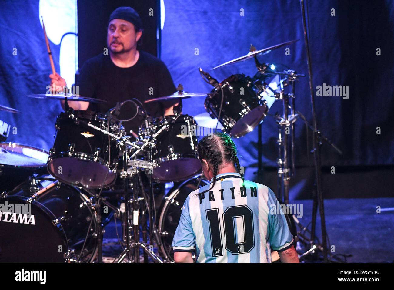 Mike Patton (Gesang) und Dave Lombardo (Schlagzeug) Stockfoto